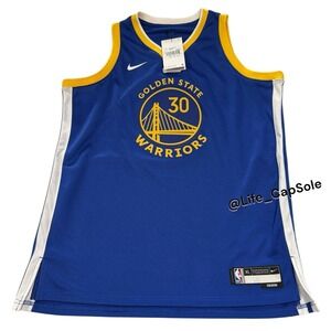 Size Youth XL 18/20 Nike Warriors Swingman Steph Curry Jersey Icon Edition #30
